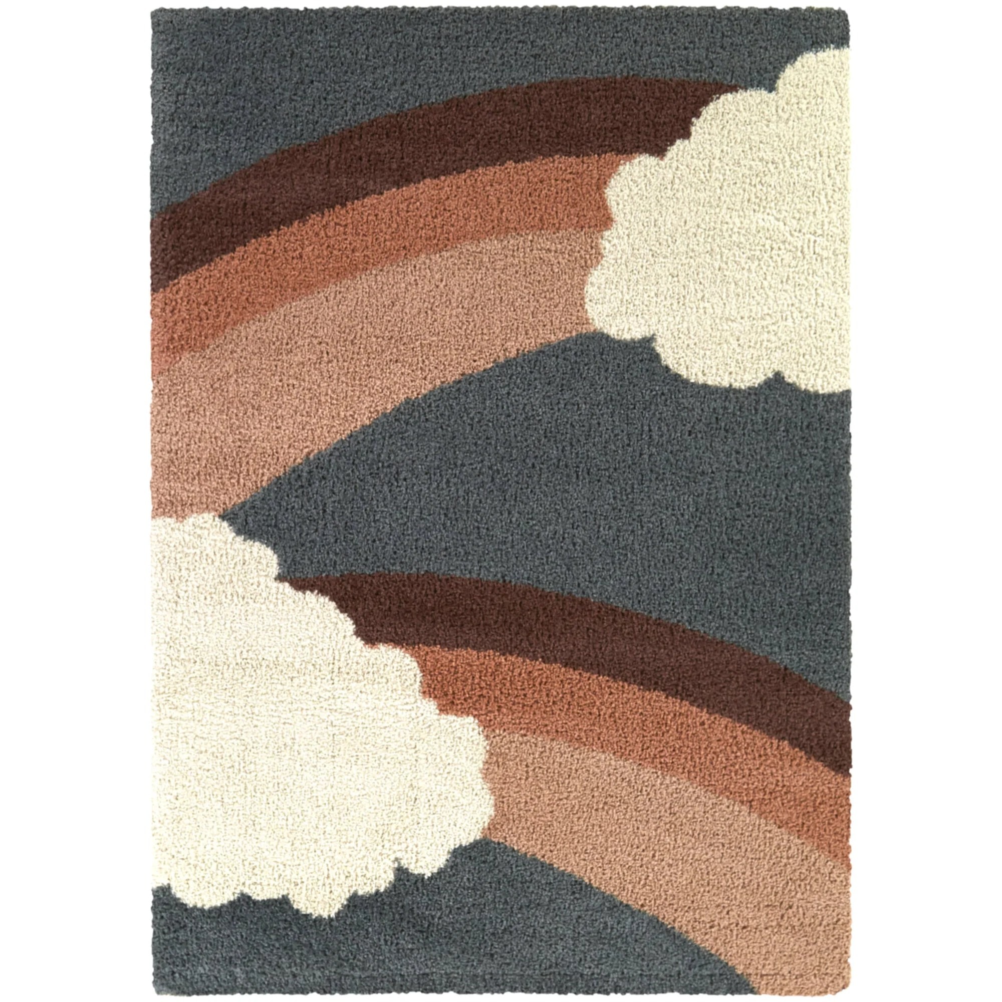Cloudurmble Handtufted Kids Rug For Playroom, Nursery