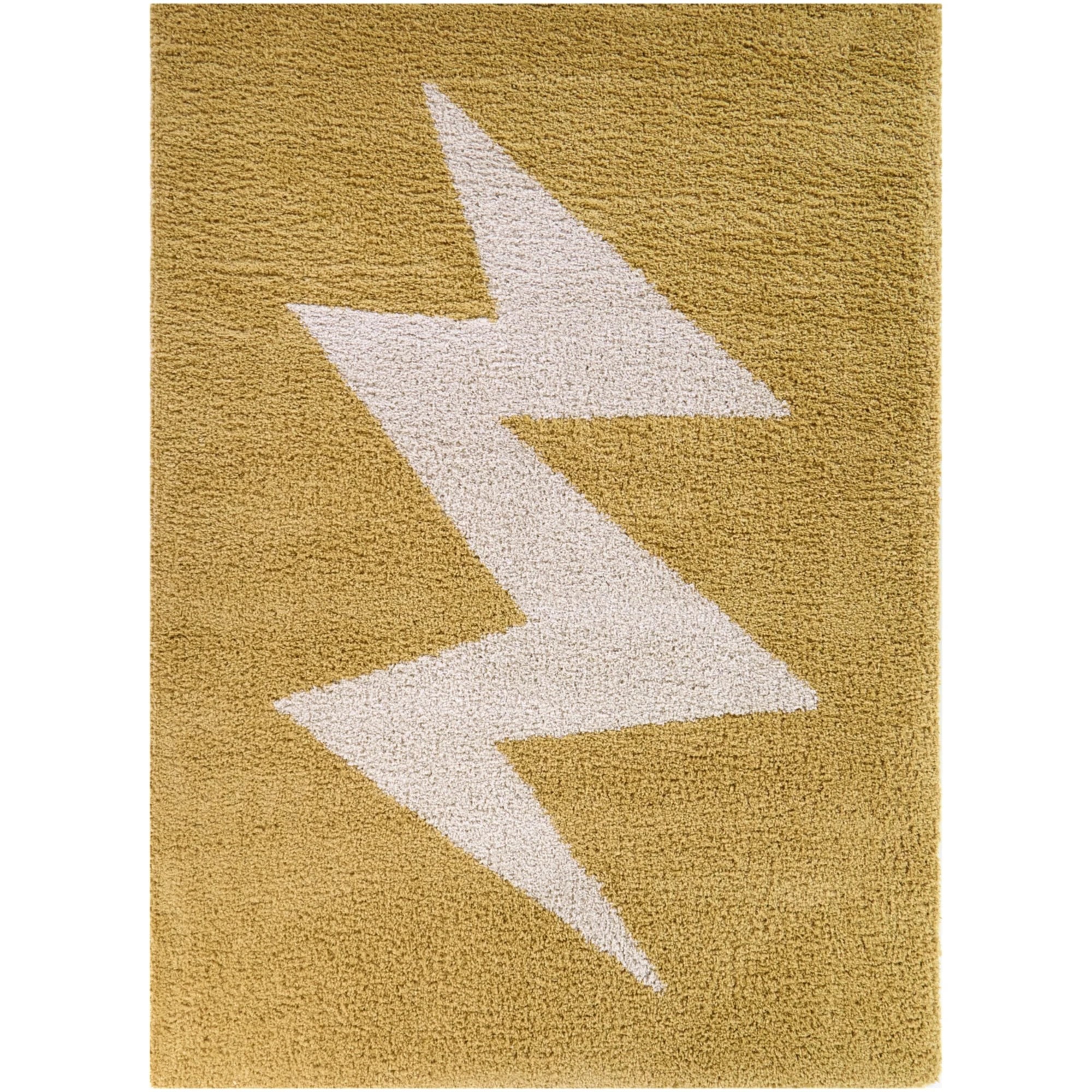 Blazing Thunder Handmade Tufted Kids Rug For Playroom
