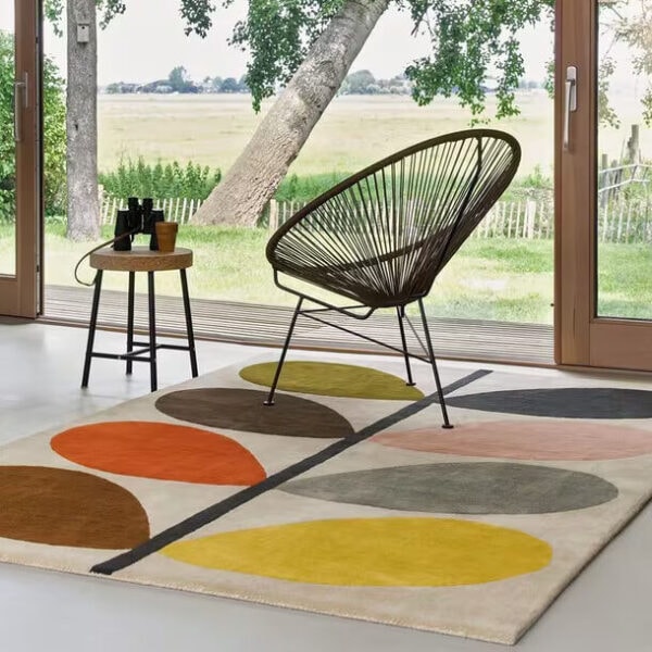 Handmade Leafy Haven Kids Natural Rug