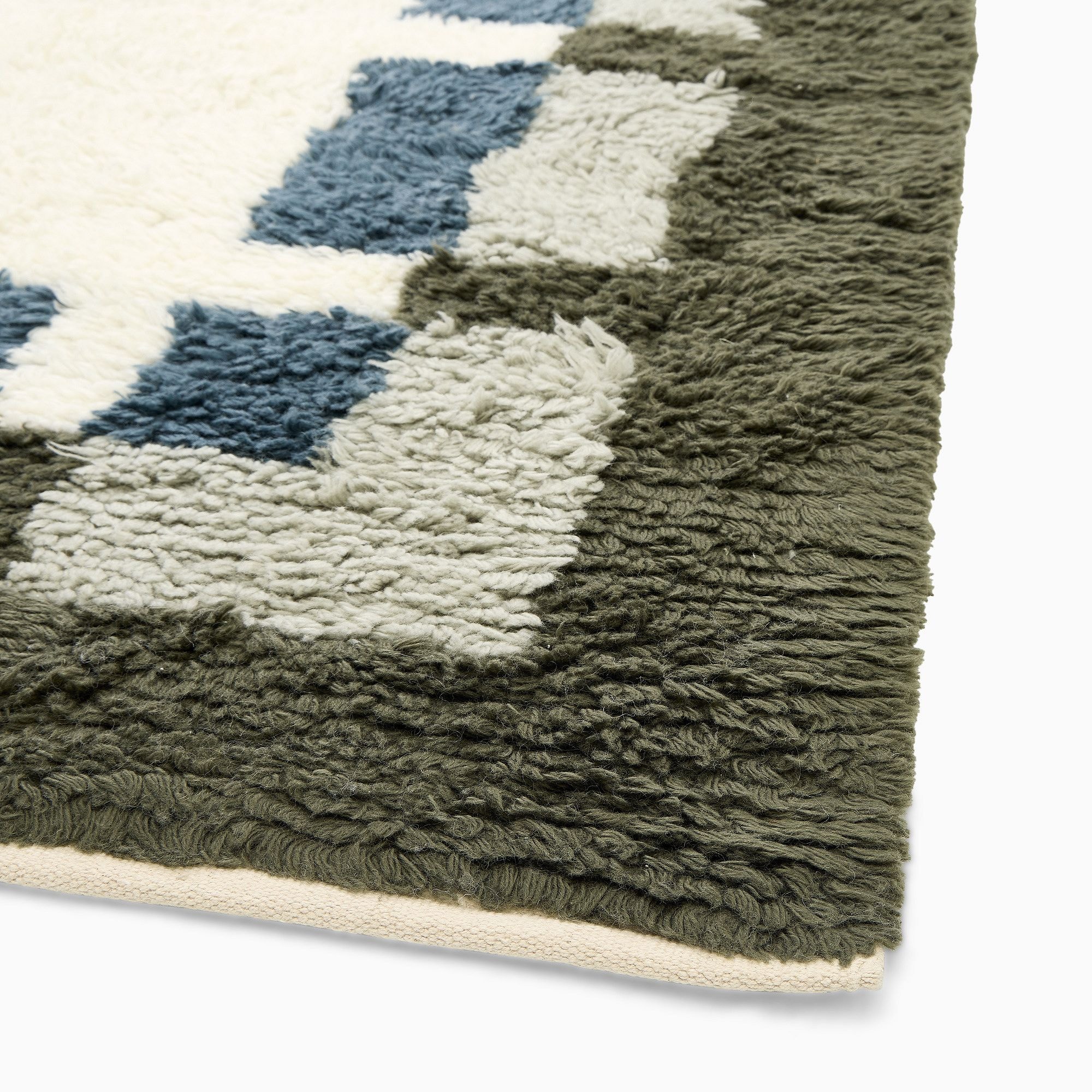 Blockzen Shag Handmade Rug