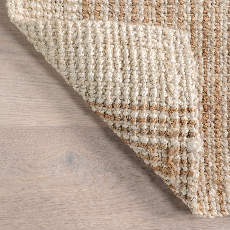 Cedar Border Jute Hand Woven Rugs for Living Room, Bedroom and Office