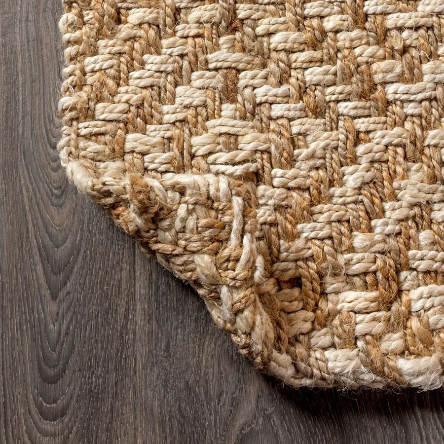 Diamond Jute Hand Braided Rug