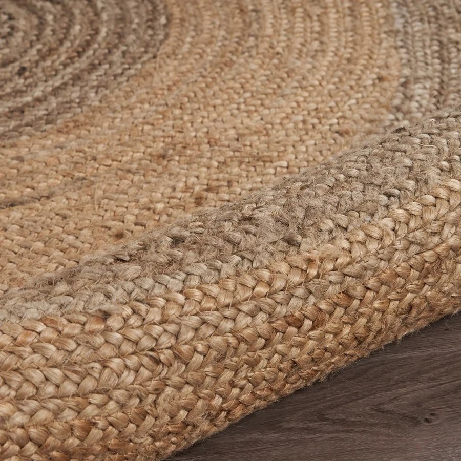 Canyon Jute Round Handmade Rug for Living Room, Bedroom and Hallway
